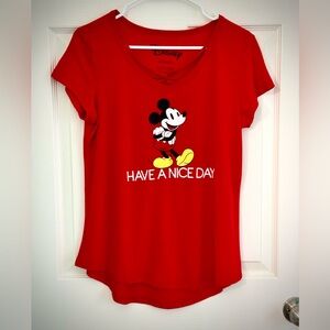 Disney Have A Nice Day  T Shirt with Mickey Mouse